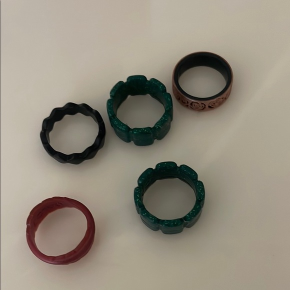 Set of Colorful rubber Rings - Picture 1 of 1